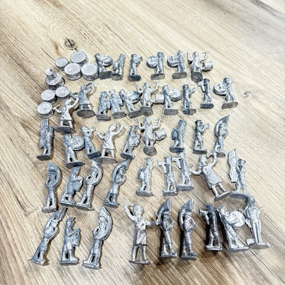 VTG Barclay Manoil Soldier Military Horses And other Figures Lead Unpainted - Picture 11 of 16